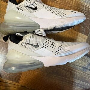 Nike Air Max 270 Cream and Black Sneakers